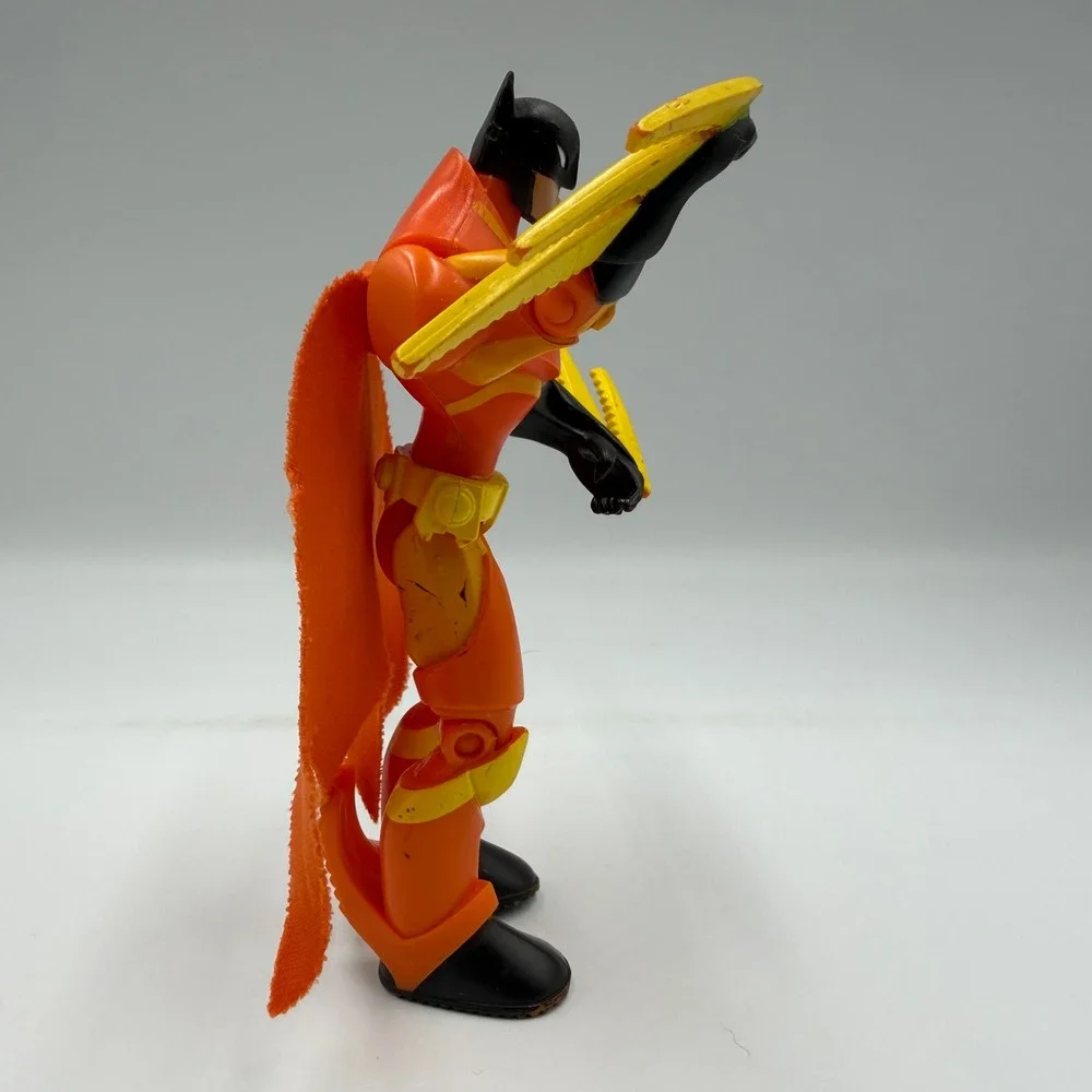 Batman The Brave and the Bold Orange Suit Action Figure with Cape and‎ Blades